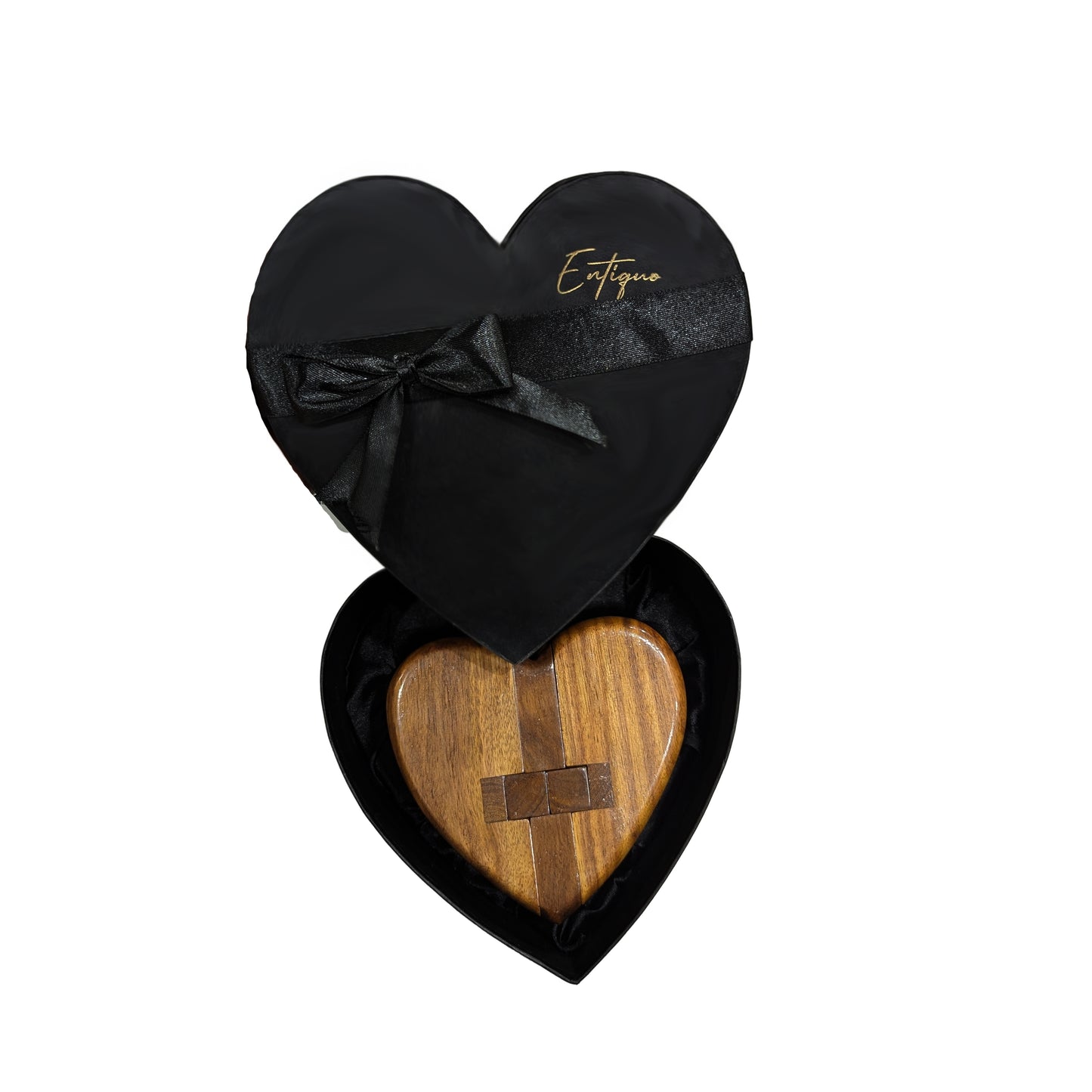 Entiquo Wooden Heart Puzzle Everlasting Gift